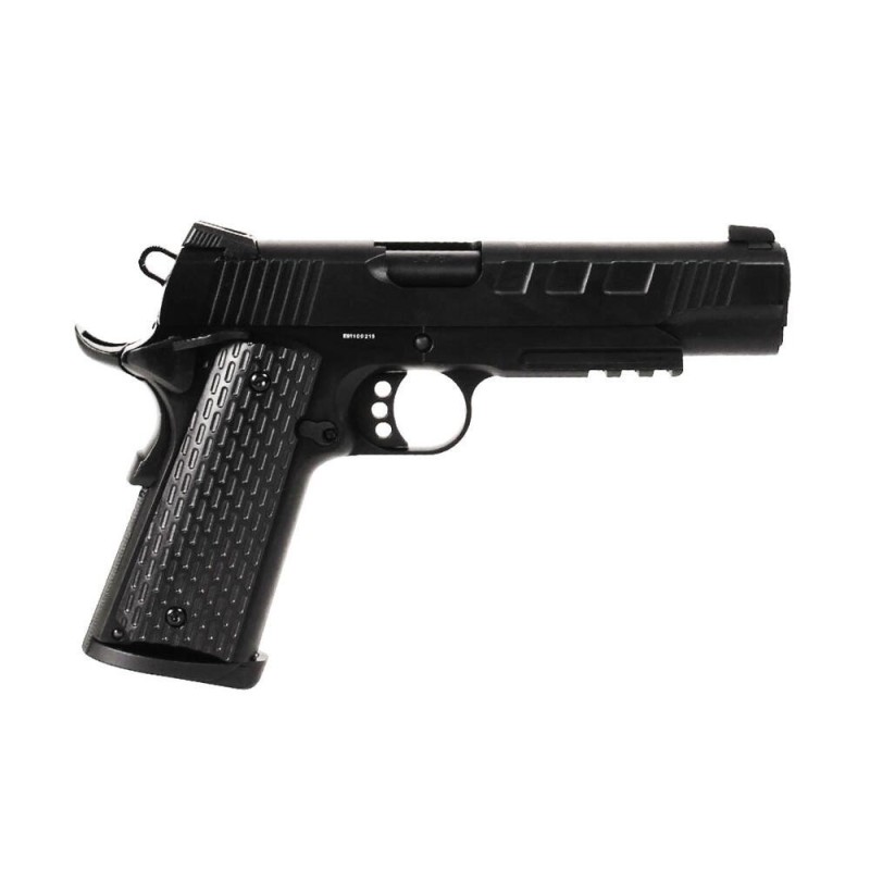 E911 V. 2 Full Metal Green Gas Pistol - EVOLUTION