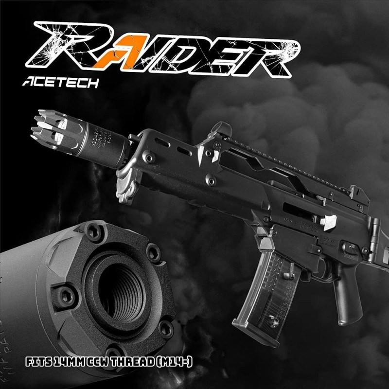 Silenziatore TRACCIANTE e SIMULAZIONE FIAMMA RAIDER BLASTER M - Acetech