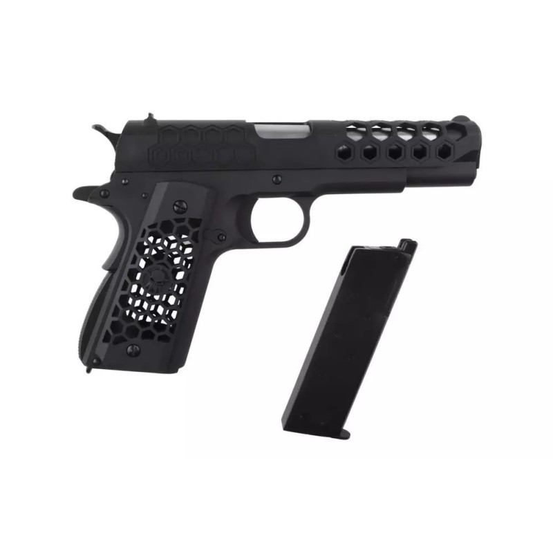 Pistola a gas 1911 HEX CUT V.3 - WE