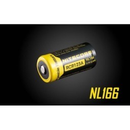 RECHARGEABLE Battery RCR123 - 650 mAh - NITECORE