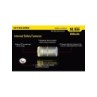 Batteria RICARICABILE  RCR123 - 650 mAh - NITECORE