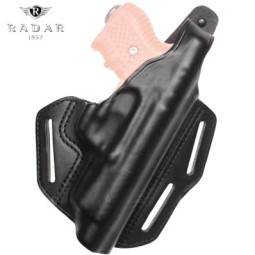 Leather Holster for JPX 2 Jet Protector, Semi-Shoulder Belt - RADAR 1957