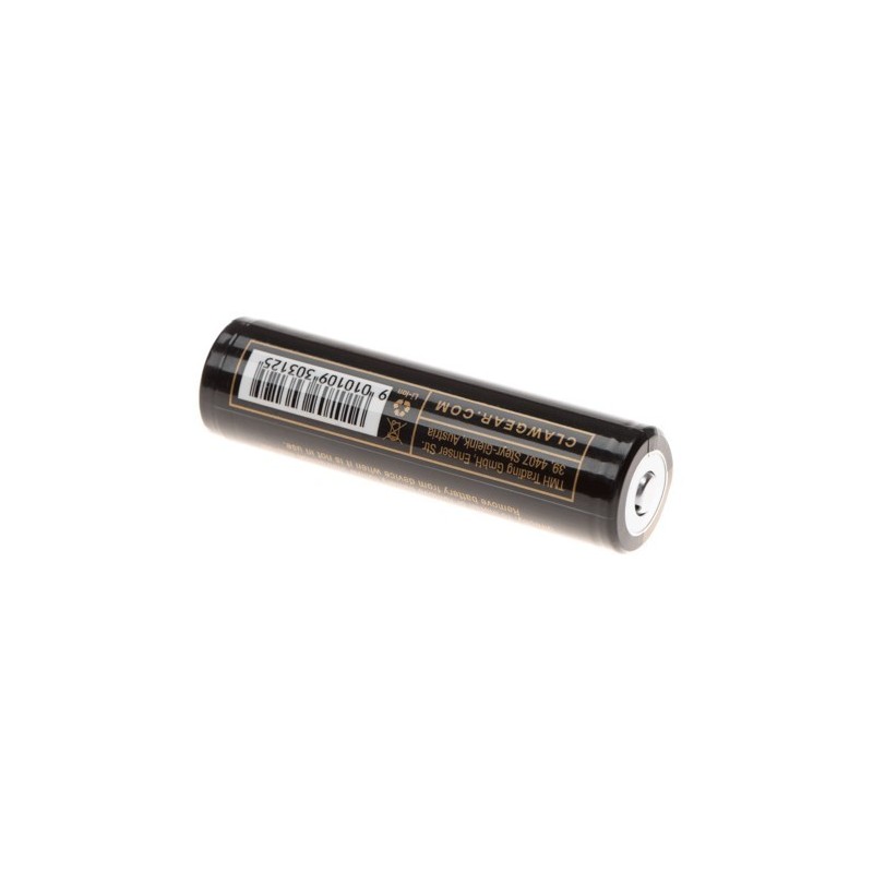 Batteria 18650 LITIO 3.7V RICARICABILE - 2600mAh - CLAWGEAR