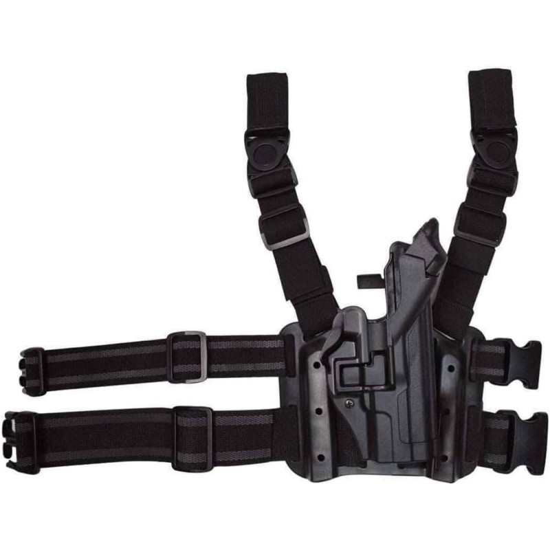 SERPA TACTICAL LEVEL 3 HOLSTER FOR BERETTA 92/96 - BLACK - BLACKHAWK