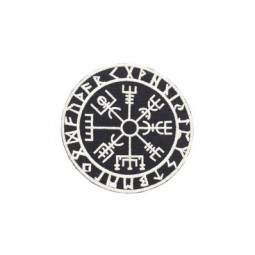 EMBROIDERED PATCH RUNIC COMPASS - LA PATCHERIA