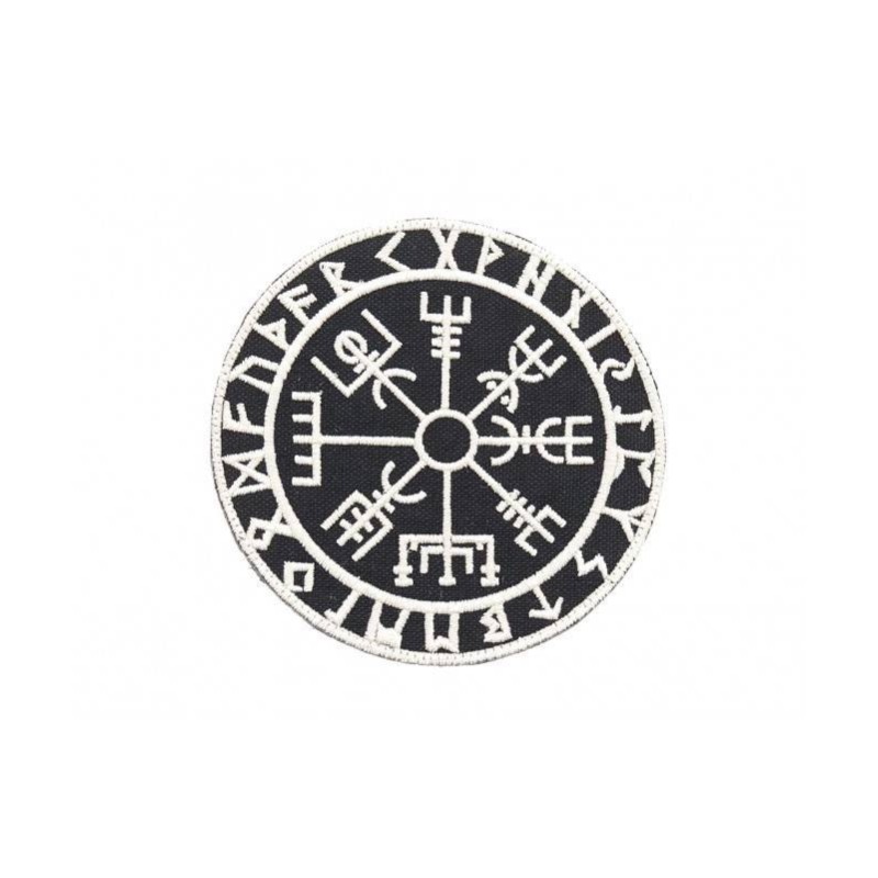 EMBROIDERED PATCH RUNIC COMPASS - LA PATCHERIA