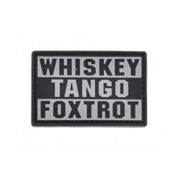 PATCH PVC WHISKEY TANGO FOXTROT - wtf - LA PATCHERIA