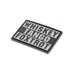 PATCH PVC WHISKEY TANGO FOXTROT - wtf - LA PATCHERIA