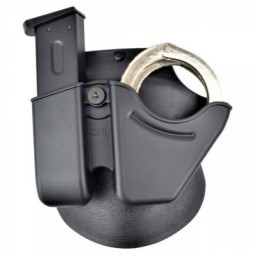 Tasca rigida porta CAR. PISTOLA e MANETTE - fobus