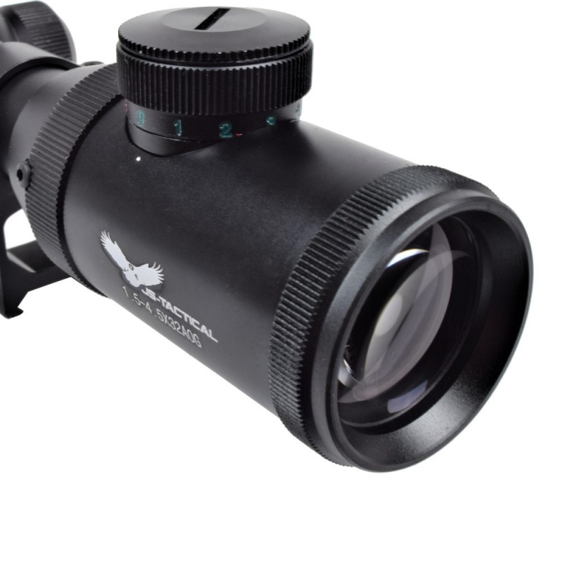Ottica zoom variabile 1.5-4.5 x 32mm AOG - JS Tactical