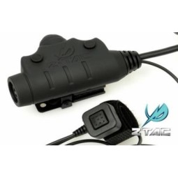 U94 II PTT KENWOOD CONNECTOR - BLACK - Z-TACTICAL