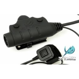 U94 II PTT KENWOOD CONNECTOR - BLACK - Z-TACTICAL 
