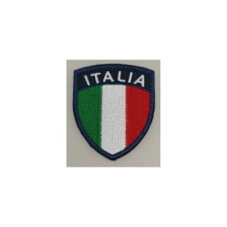 PATCH  RICAMATA SCUDETTO ITALIA - NAVY BLUE