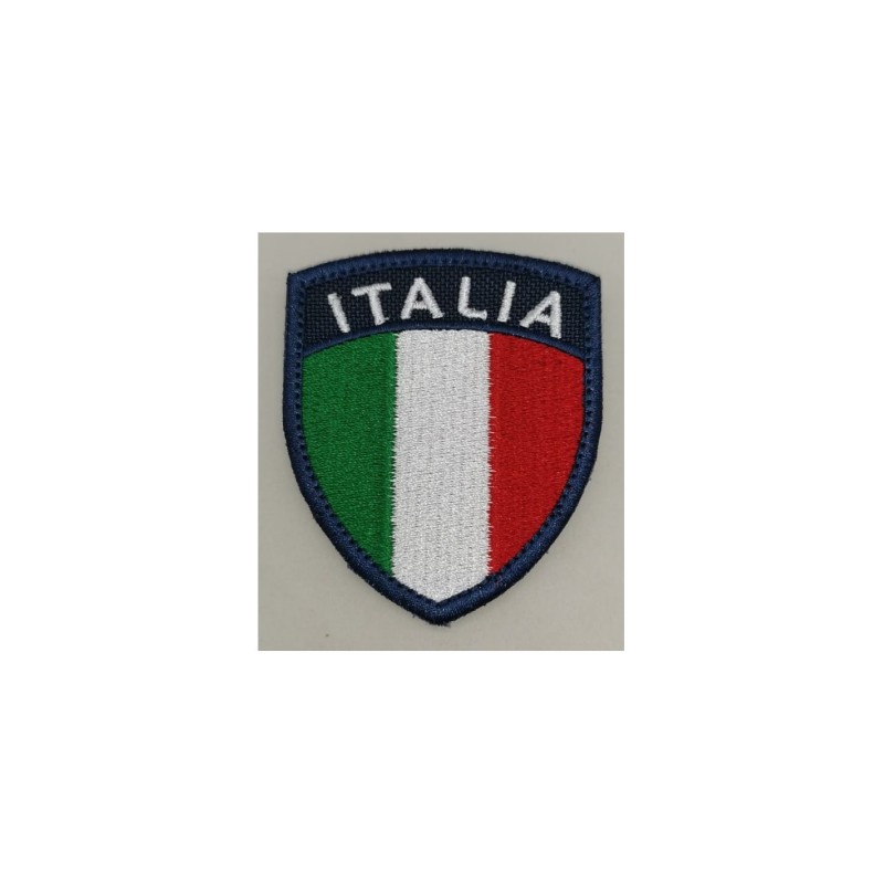 PATCH  RICAMATA SCUDETTO ITALIA - NAVY BLUE