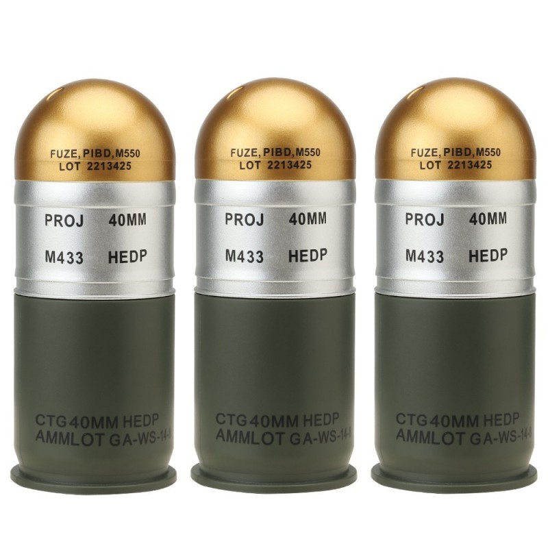 Granata 40mm M433 FINTA - SET 3 PEZZI