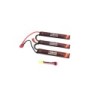 LiPo Battery 11.1v 1300mAh 20-40c TRIPLE T-Deans and Tamiya Adapter - Evolution