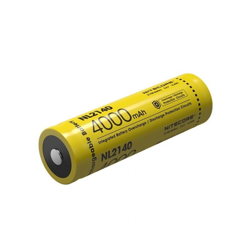 21700 RECHARGEABLE BATTERY 4000 mAh - NL2140 NITECORE
