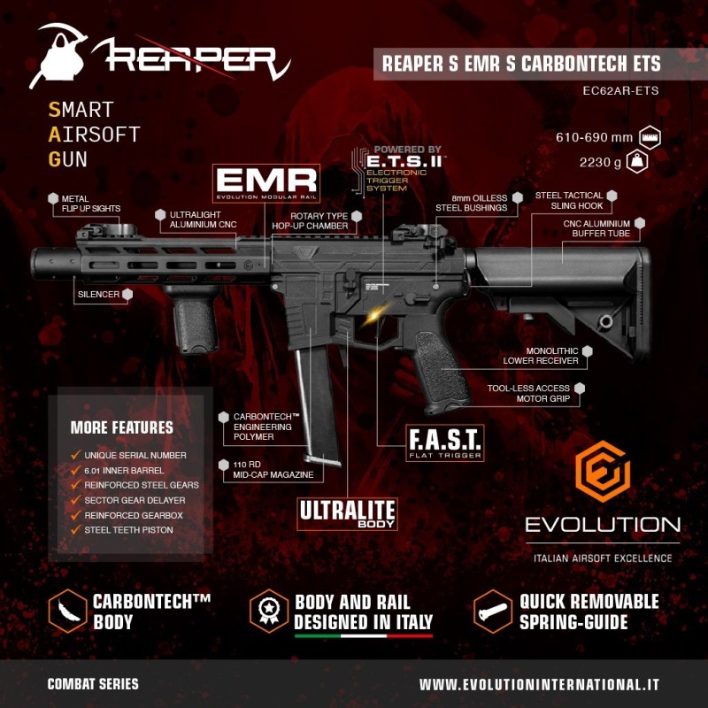 REAPER S EMR S Carbontech ETS II Electric SMG - EVOLUTION