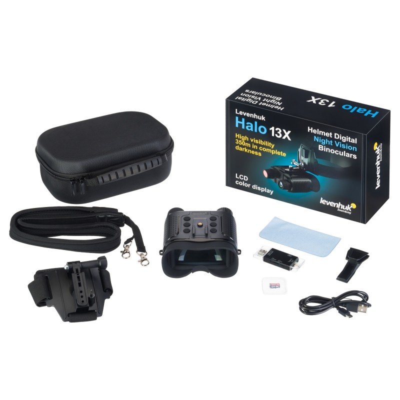 HALO 13X Helmet Digital Binocular Night Vision Device - Levenhuk