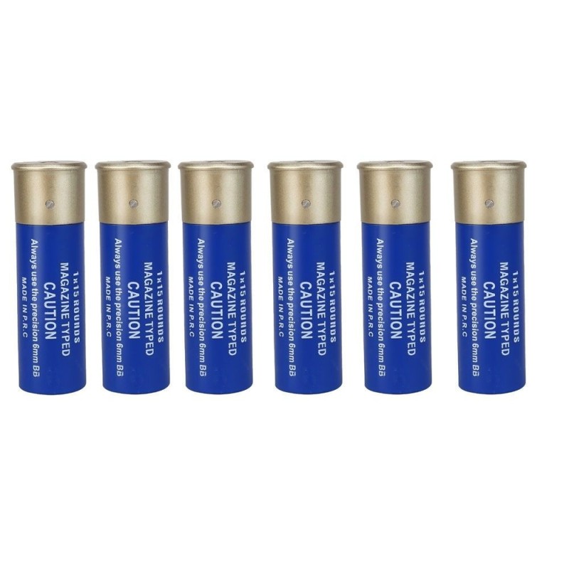 6-Pack Shotgun Shells 15bb - WST