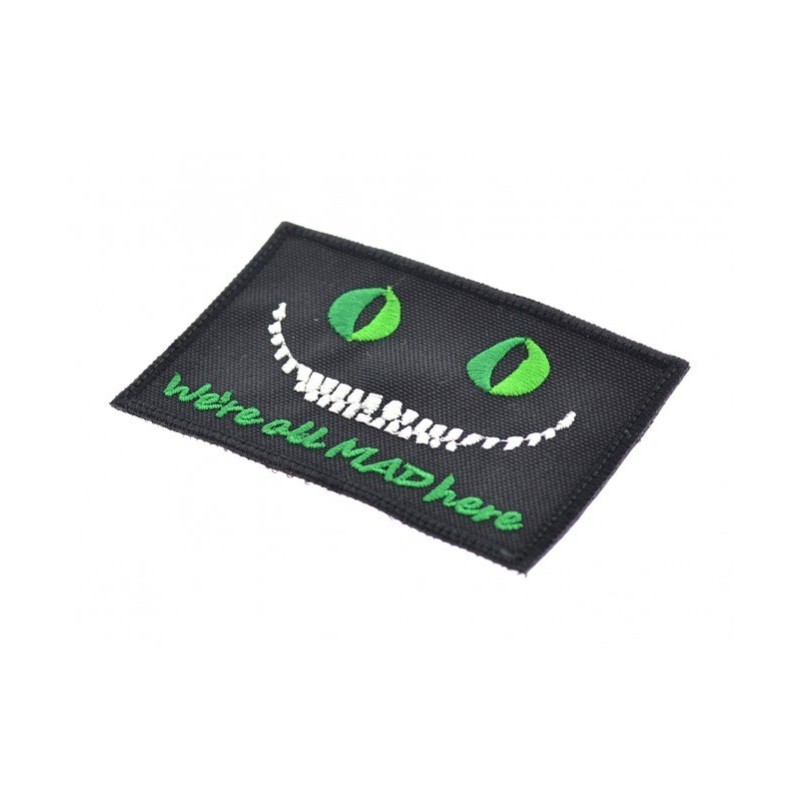 PJ Embroidered Patch We're All Mad Here - La Patcheria