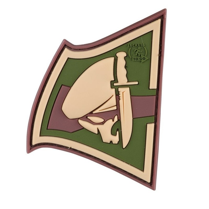 REBEL SKULL PATCH