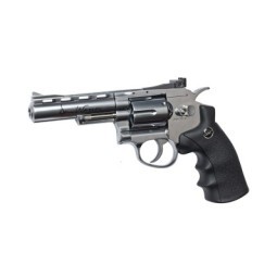 REVOLVER CO2 DAN WESSON 4 POLLICI- SILVER -ASG