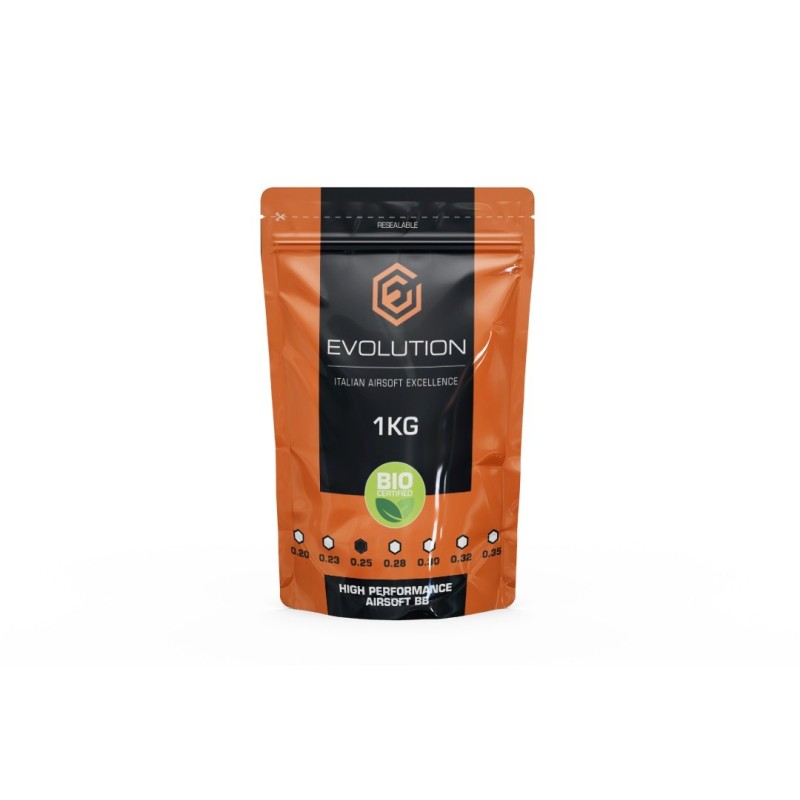 Pallini HIGH PERFORMANCE BIOdegradabili - 0.25g- 1 KG - EVOLUTION