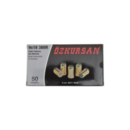 Box of 50 Blank Rounds .380R 9x18 - OZKURSAN