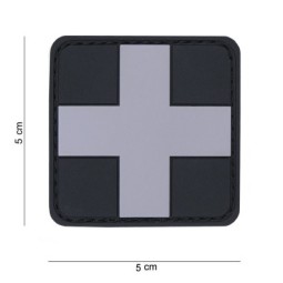 Patch PVC Croce Medica - quadrata media