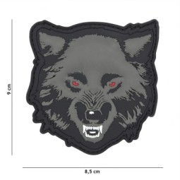 PVC PATCH GREY WOLF