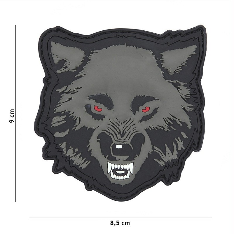 PVC PATCH GREY WOLF