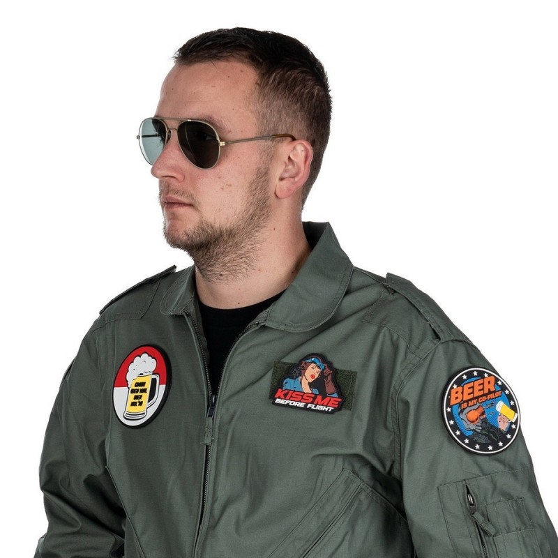 PVC PATCH BEER IS MY CO-PILOT