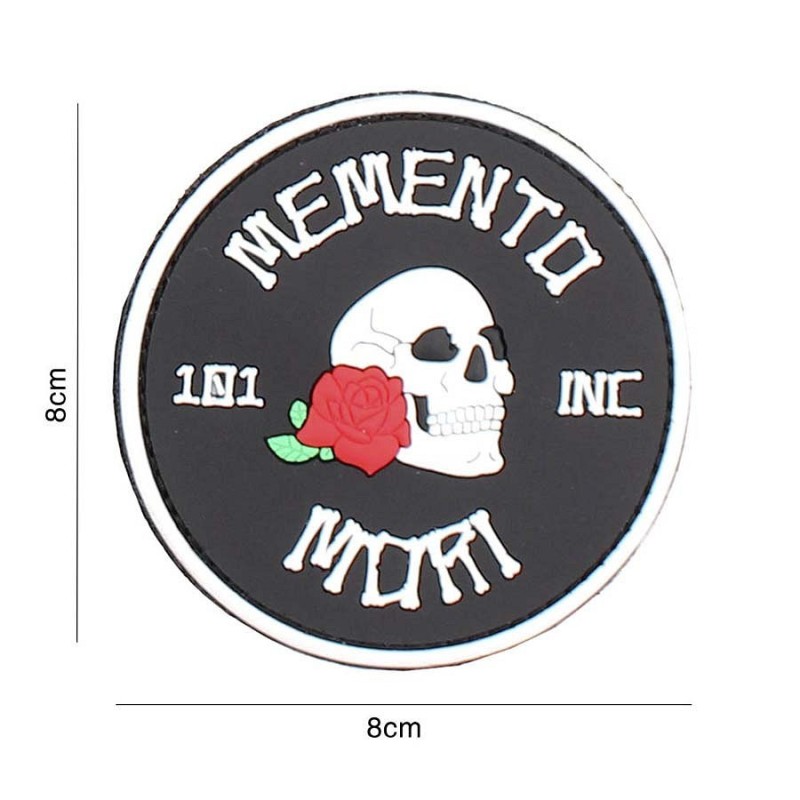 PATCH PVC MEMENTO MORI - rotonda