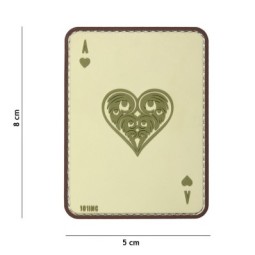 PVC PATCH ACE OF HEARTS