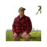 Camicia flanella rossa - Longhorn