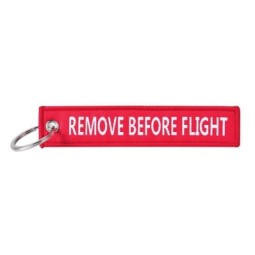 portachiavi Remove Before Flight - su ambo i lati