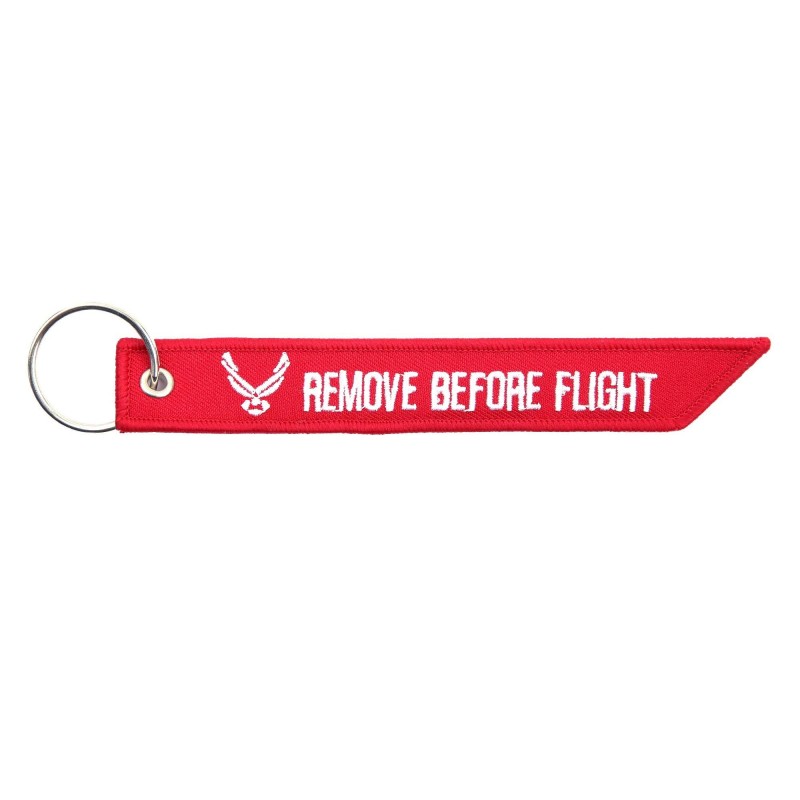 Remove Before Flight Keychain - for bomber jacket