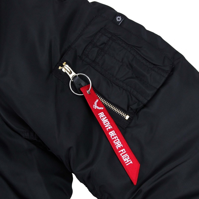Remove Before Flight Keychain - for bomber jacket