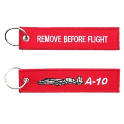 Remove Before Flight Keychain - A-10 Warthog
