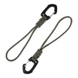 Moschettone con paracord 2 pezzi - Mil Tec