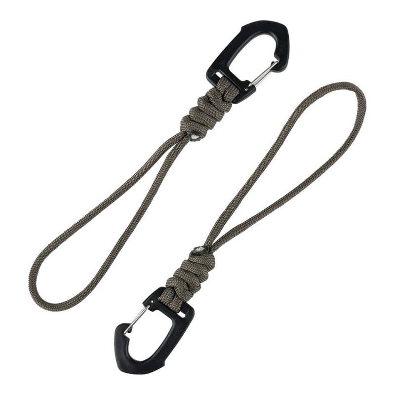 Carabiner with Paracord 2 pieces - Mil Tec