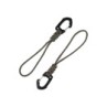 Carabiner with Paracord 2 pieces - Mil Tec
