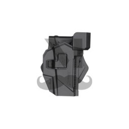 Fondina rigida per Glock 17-19 o CZ P10C con red dot - Black - Cytac- Amomax