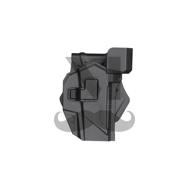 Fondina rigida per Glock 17-19 o CZ P10C con red dot - Black - Cytac- Amomax