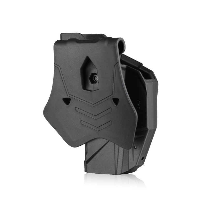Fondina rigida per Glock 17-19 o CZ P10C con red dot - Black - Cytac- Amomax