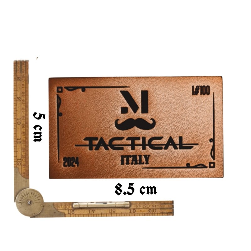 M TACTICAL LEATHER PATCH - First Edition 2024 - M Tactical Shop