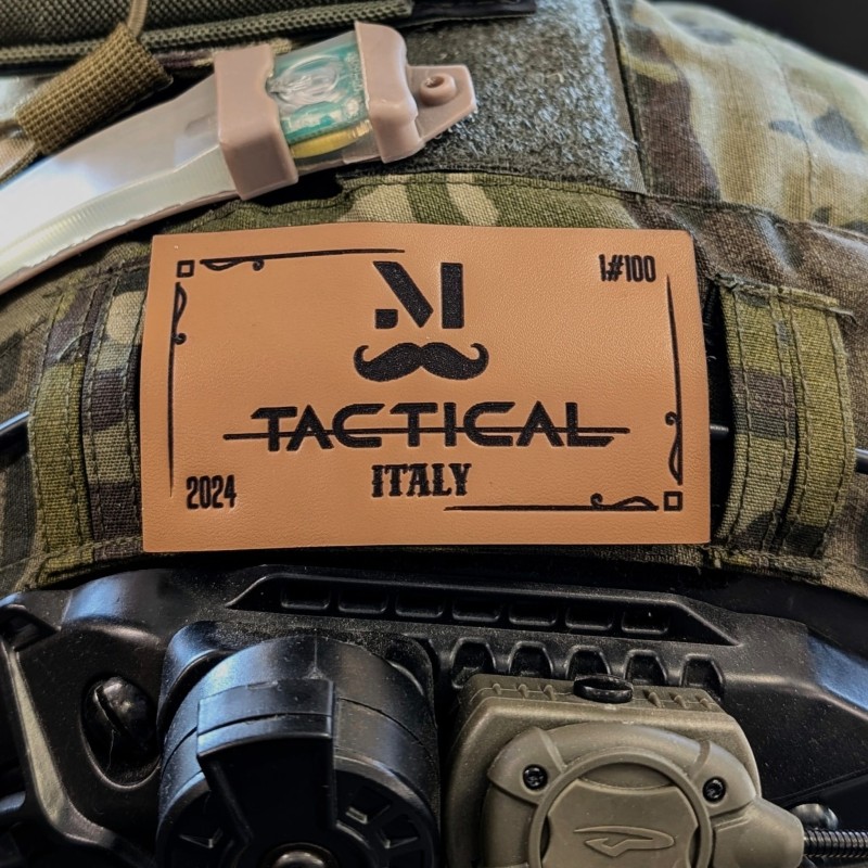 M TACTICAL LEATHER PATCH - First Edition 2024 - M Tactical Shop