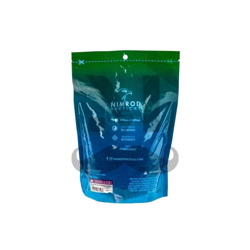 Pallini 0.32g BIOdegradabili HIGH PERFORMANCE - 1 kg - NIMROD
