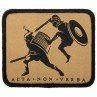PATCH RICAMATA GLADIATOR " ACTA . NON . VERBA . "  - SECUTOR ARMS 